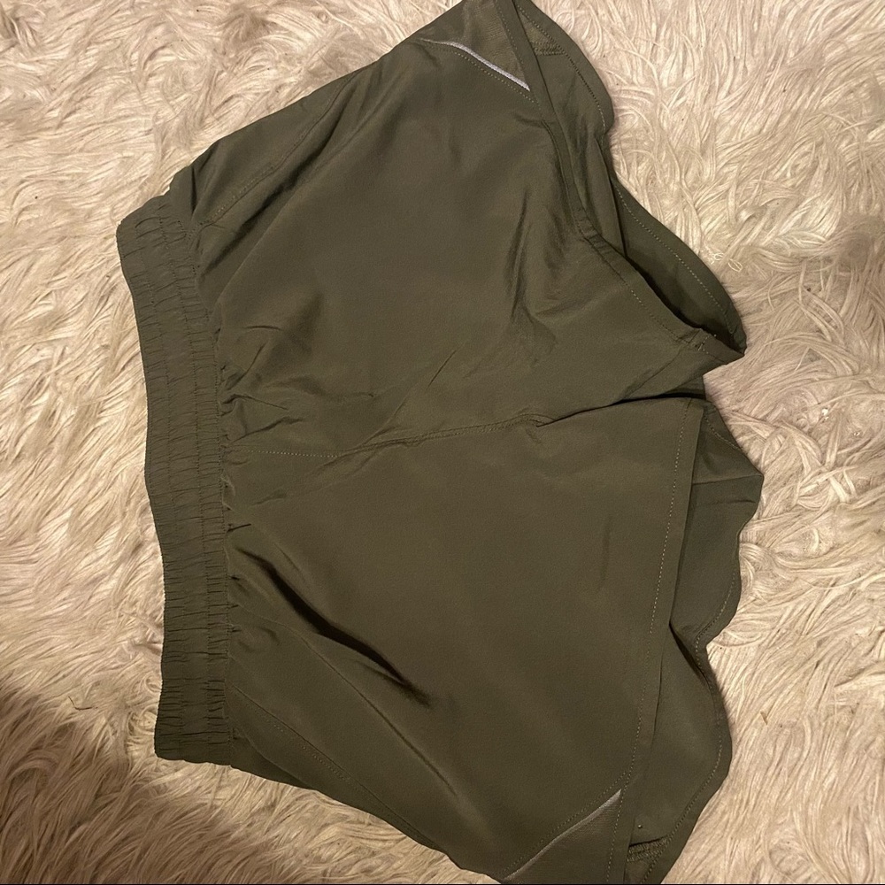 army green shorts